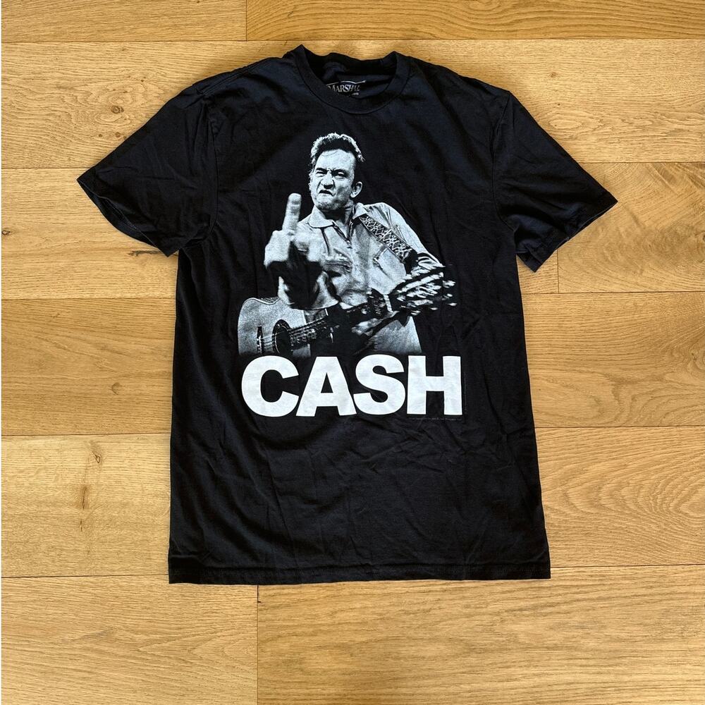 Jim Marshall Clothing - Johnny Cash Tee in Black & White